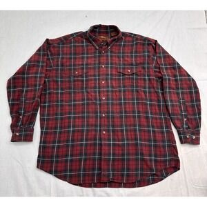 Bob Timberlake 2XL Men's 100% Cotton Long Sleeve Button Down Shirt Heavyweight